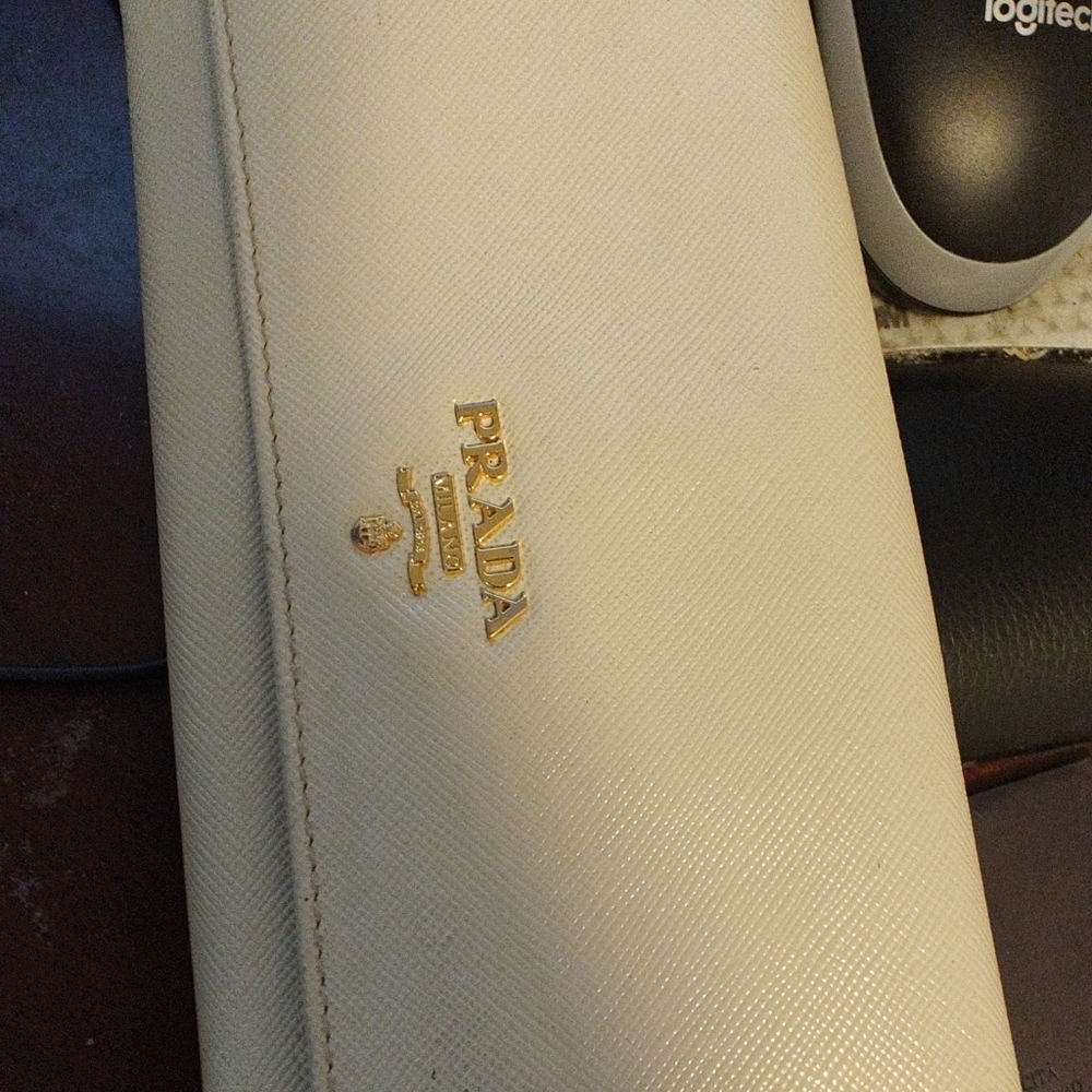 Prada Cream Wallet